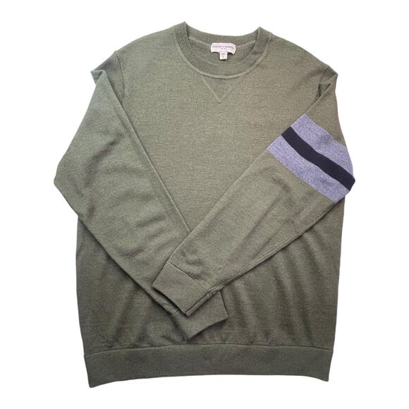 Crosby & Howard Men’s Large Olive Green Merino Wool Pullover Sweater Ultra Soft - Picture 11 of 11